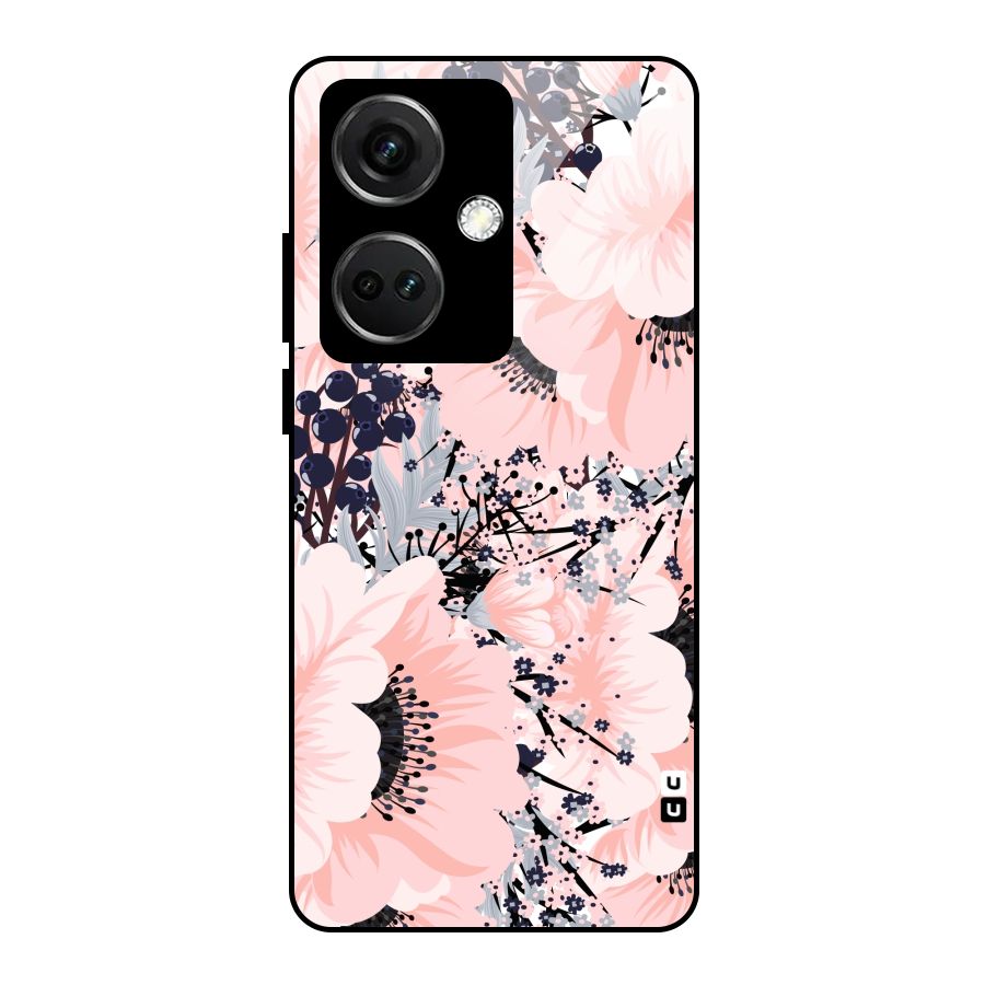 Beautiful Flowers Glass Back Case for OnePlus Nord CE 3 5G