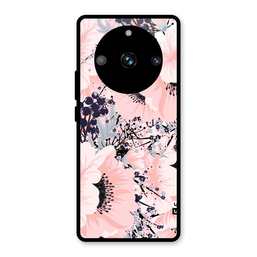 Beautiful Flowers Glass Back Case for Realme 11 Pro Plus