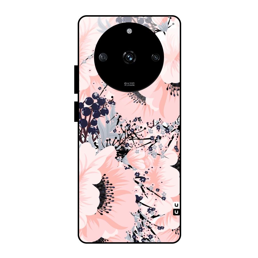 Beautiful Flowers Glass Back Case for Realme Narzo 60 5G