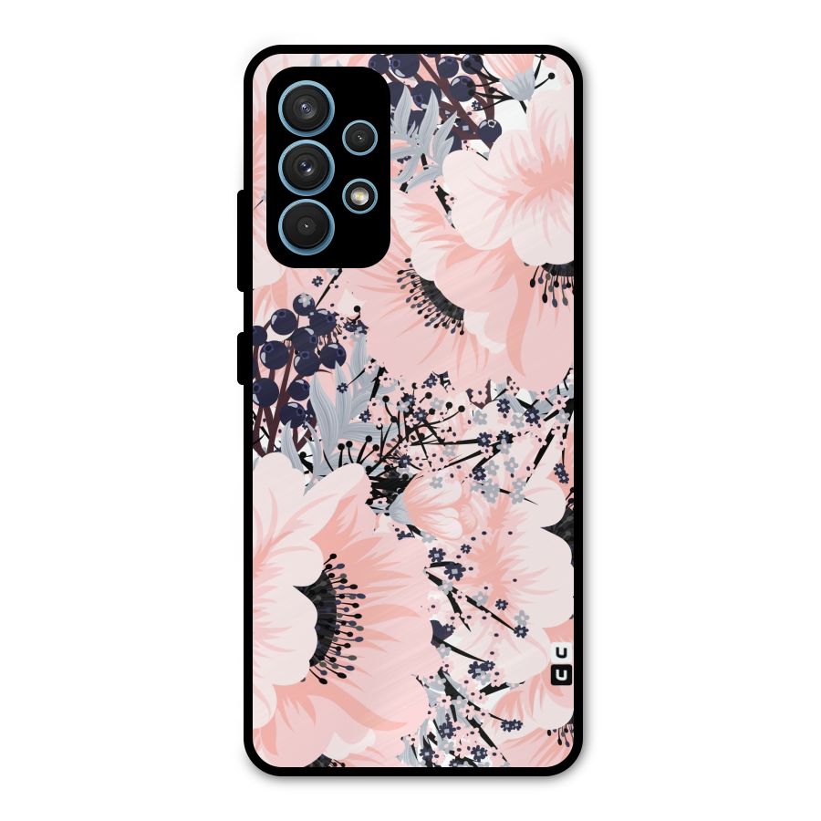 Beautiful Flowers Metal Back Case for Galaxy A32