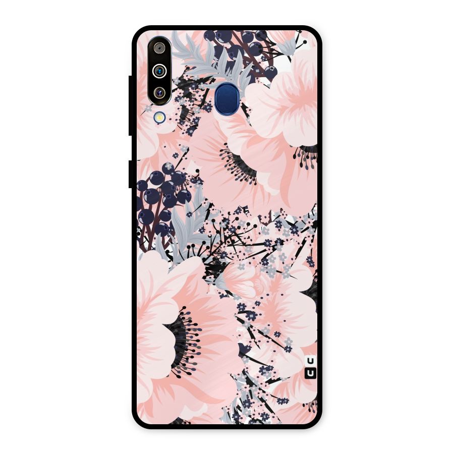 Beautiful Flowers Metal Back Case for Galaxy M30