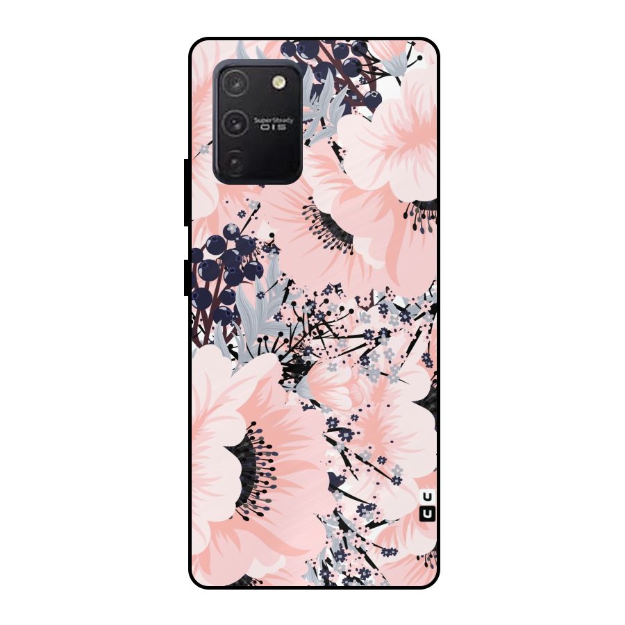 Beautiful Flowers Metal Back Case for Galaxy S10 Lite