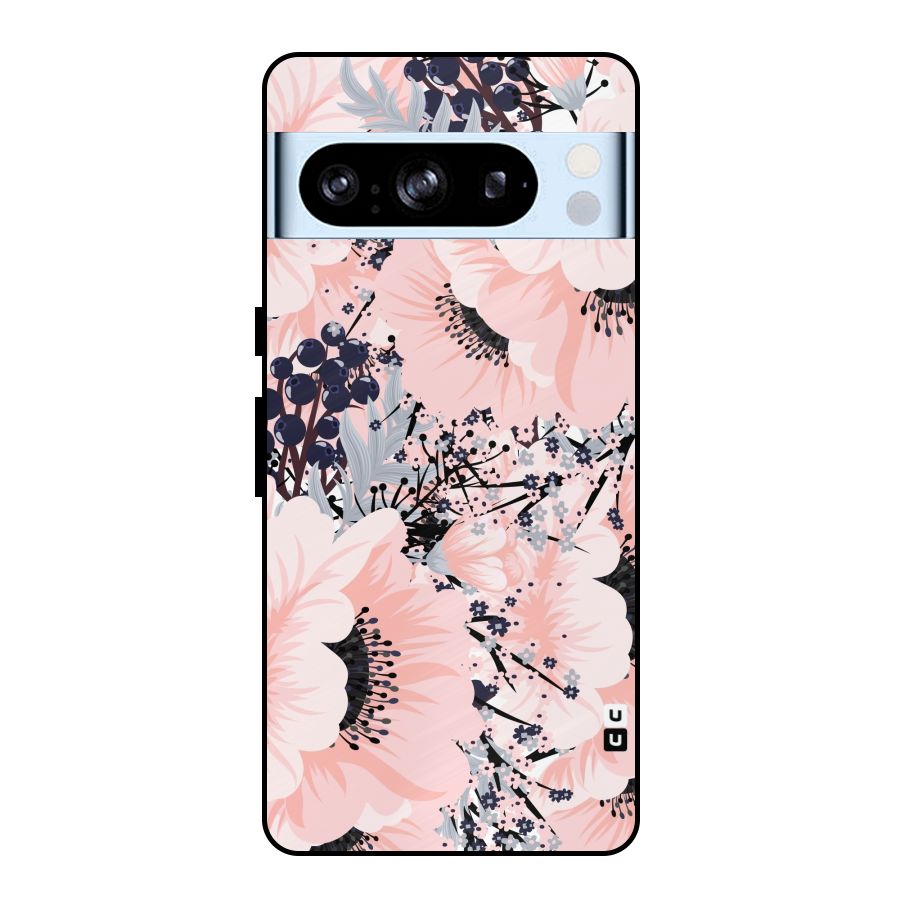 Beautiful Flowers Metal Back Case for Google Pixel 8 Pro