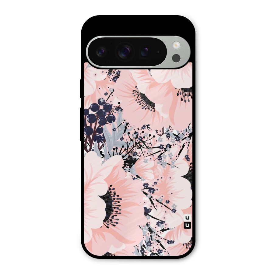 Beautiful Flowers Metal Back Case for Google Pixel 9 Pro XL