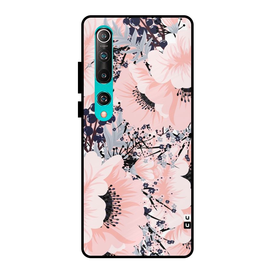 Beautiful Flowers Metal Back Case for Mi 10