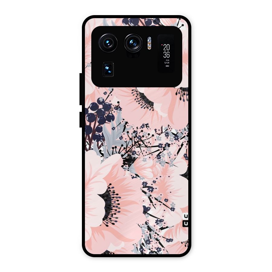 Beautiful Flowers Metal Back Case for Mi 11 Ultra