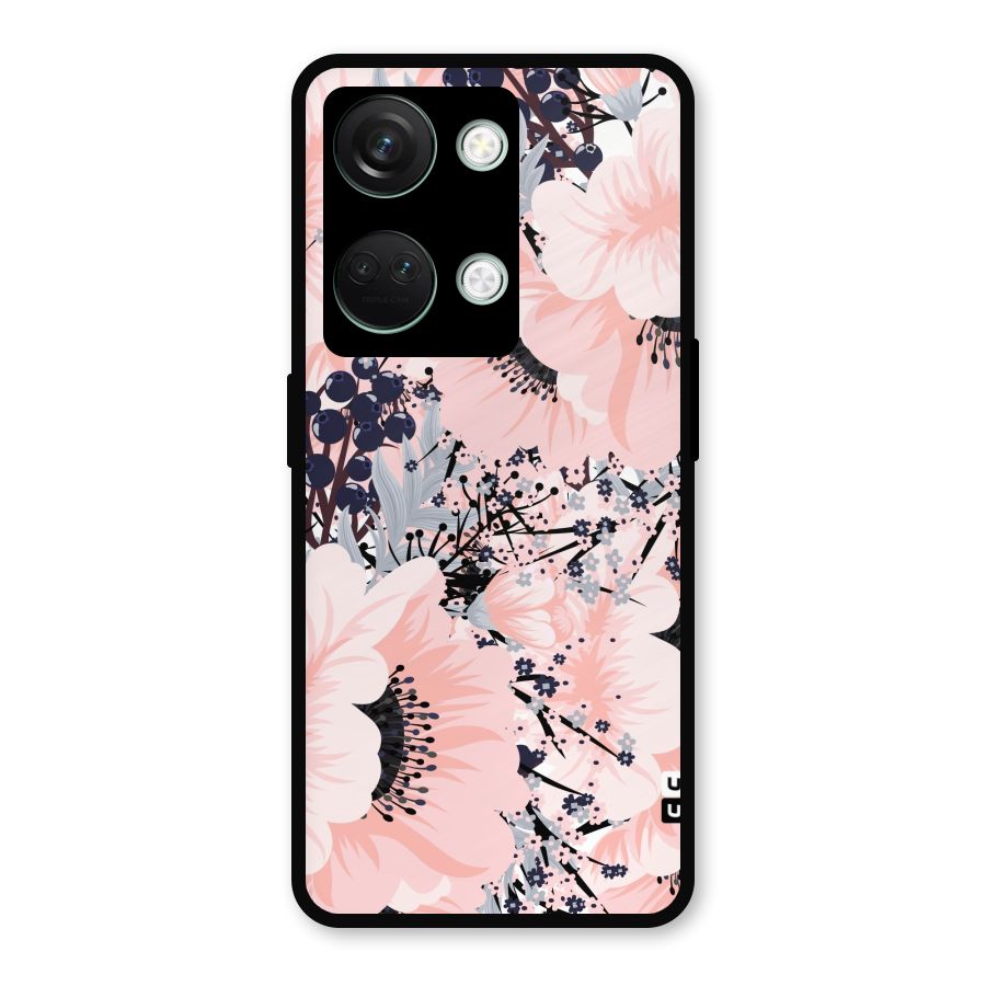 Beautiful Flowers Metal Back Case for OnePlus Nord 3
