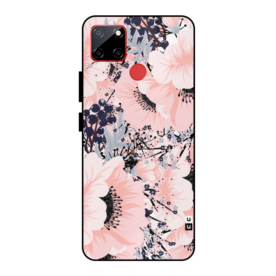 Beautiful Flowers Metal Back Case for Realme C12