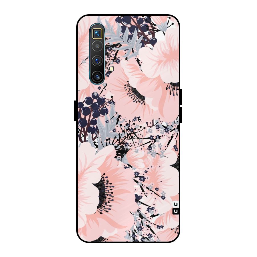 Beautiful Flowers Metal Back Case for Realme X3