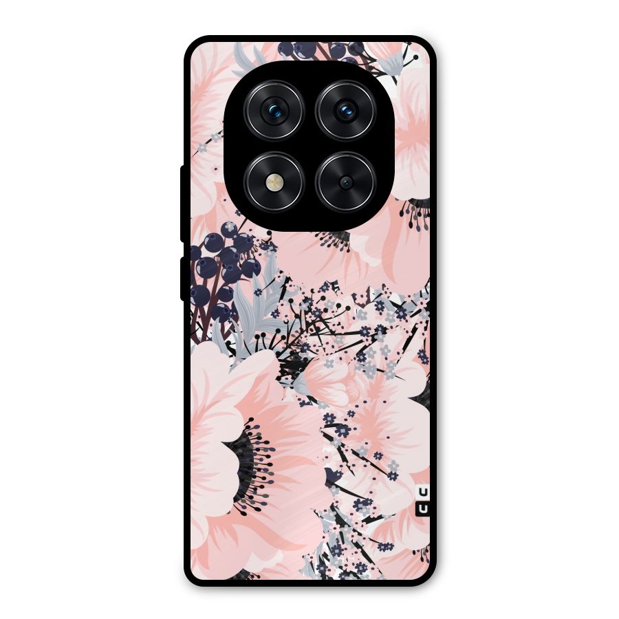 Beautiful Flowers Metal Back Case for Redmi Note 14 Pro 5G