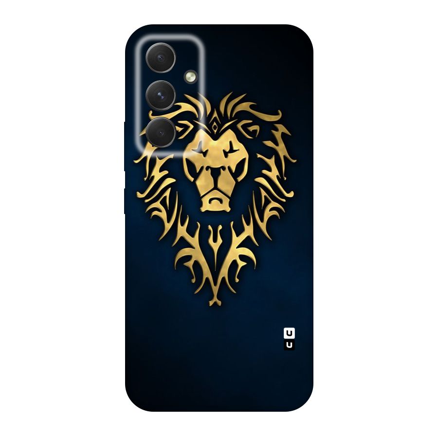 Beautiful Golden Lion Design Original Polycarbonate Back Case for Galaxy A54