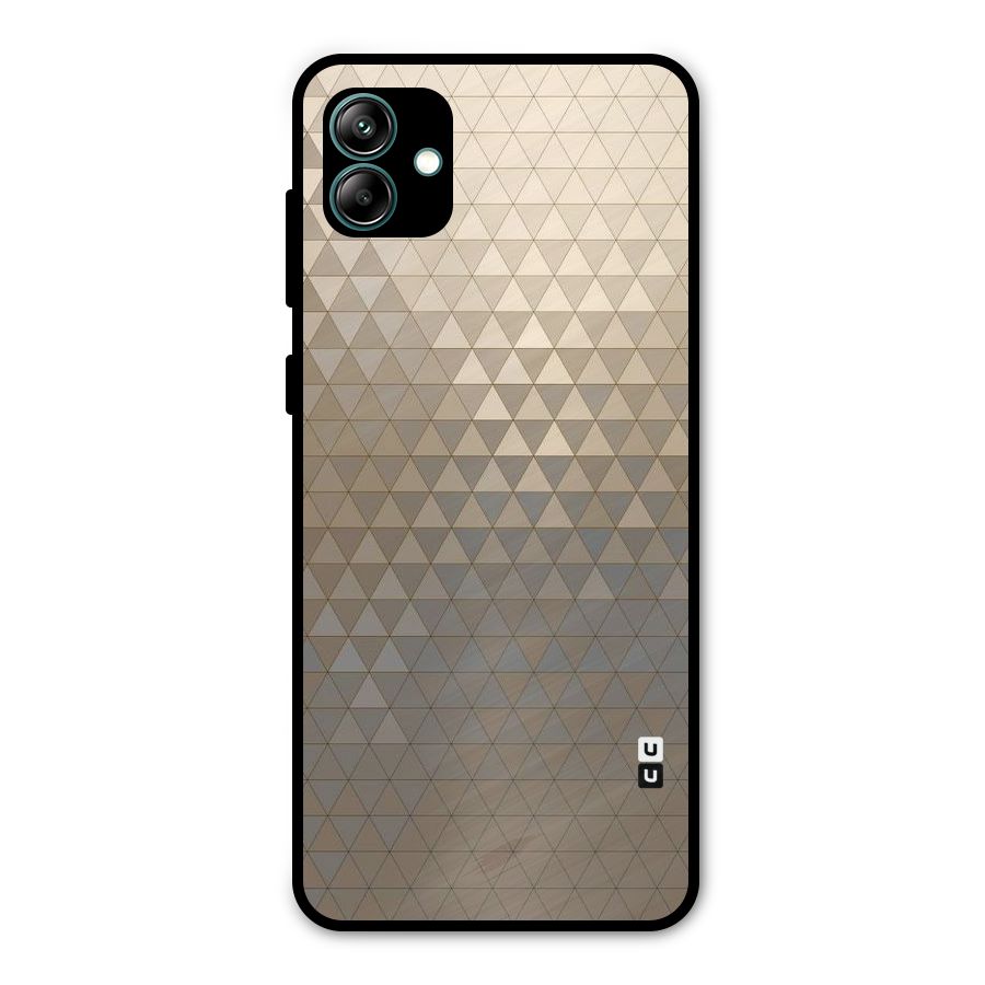 Beautiful Golden Pattern Metal Back Case for Galaxy A04