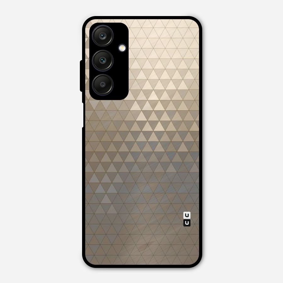 Beautiful Golden Pattern Metal Back Case for Galaxy A25 5G
