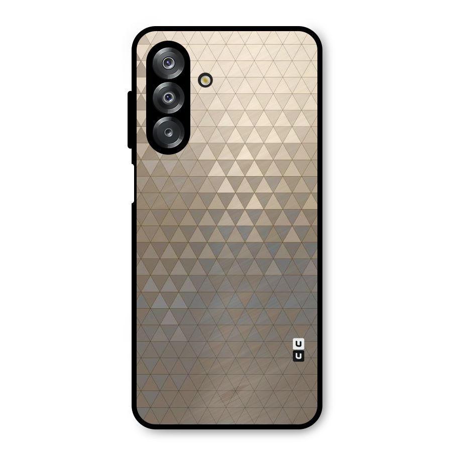 Beautiful Golden Pattern Metal Back Case for Galaxy A26