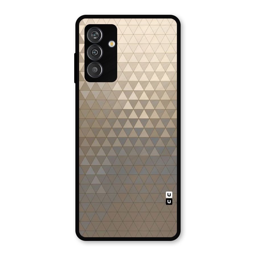 Beautiful Golden Pattern Metal Back Case for Galaxy F13