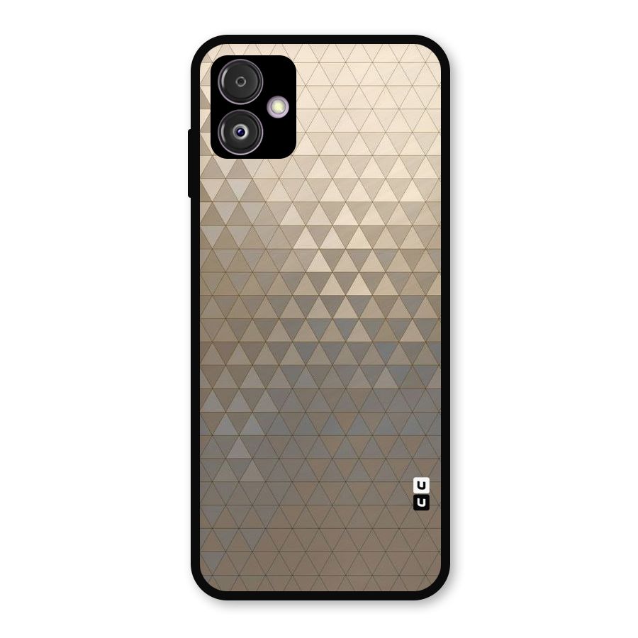 Beautiful Golden Pattern Metal Back Case for Galaxy F14