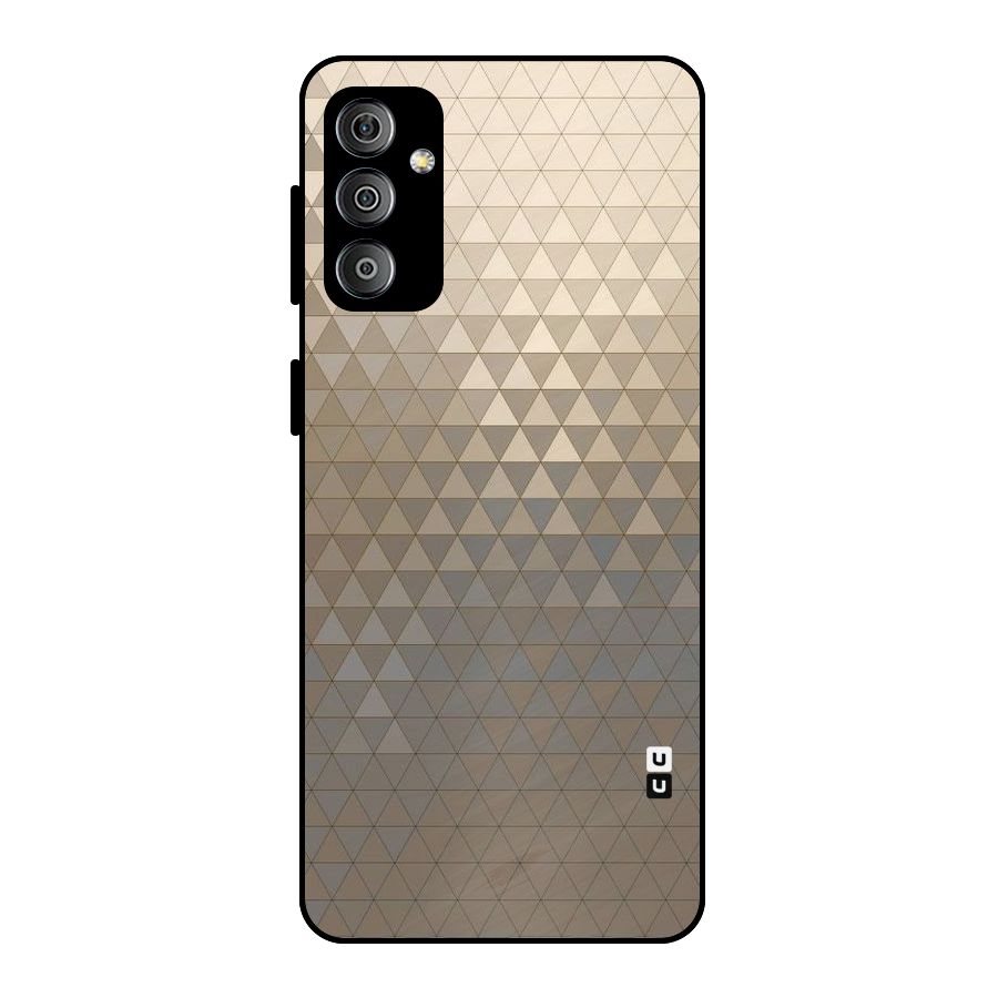 Beautiful Golden Pattern Metal Back Case for Galaxy F23