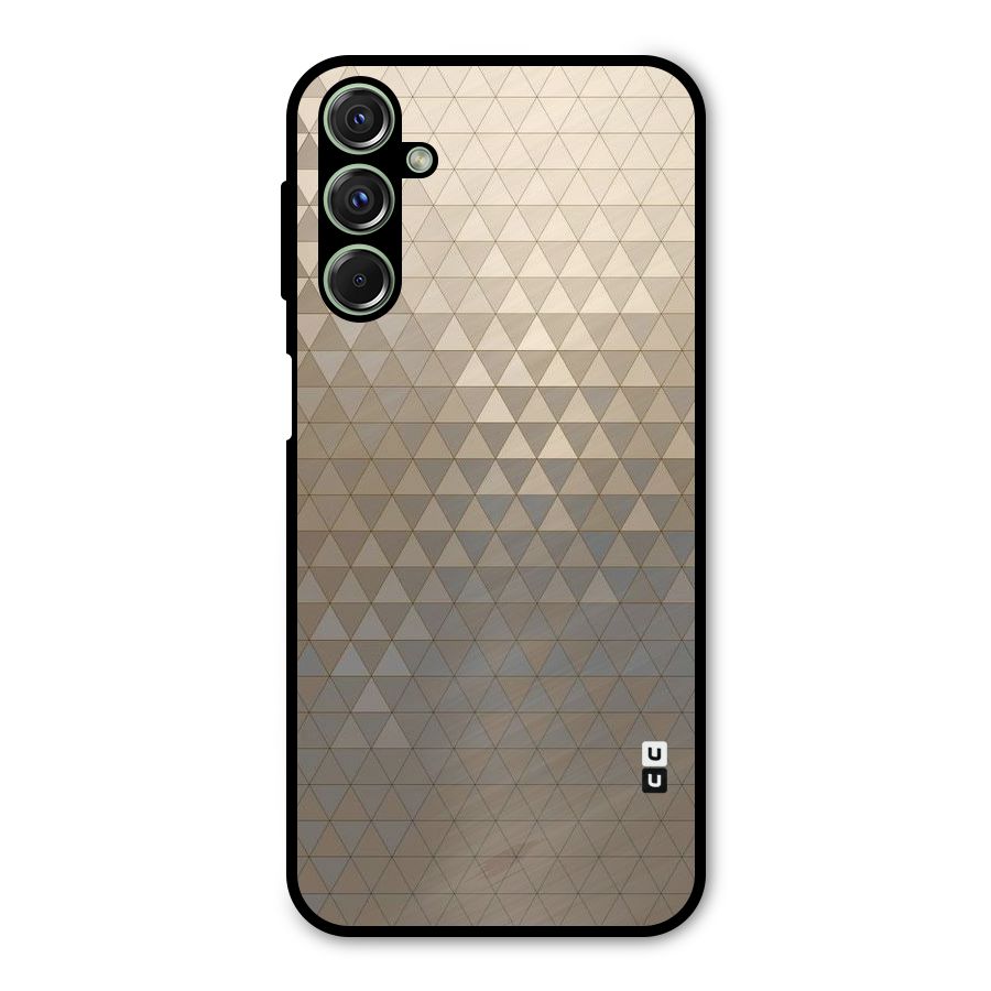 Beautiful Golden Pattern Metal Back Case for Galaxy F34