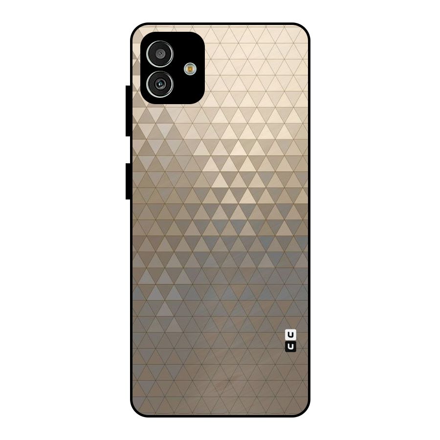 Beautiful Golden Pattern Metal Back Case for Galaxy M13 5G