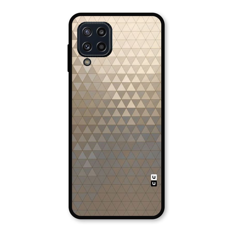 Beautiful Golden Pattern Metal Back Case for Galaxy M32