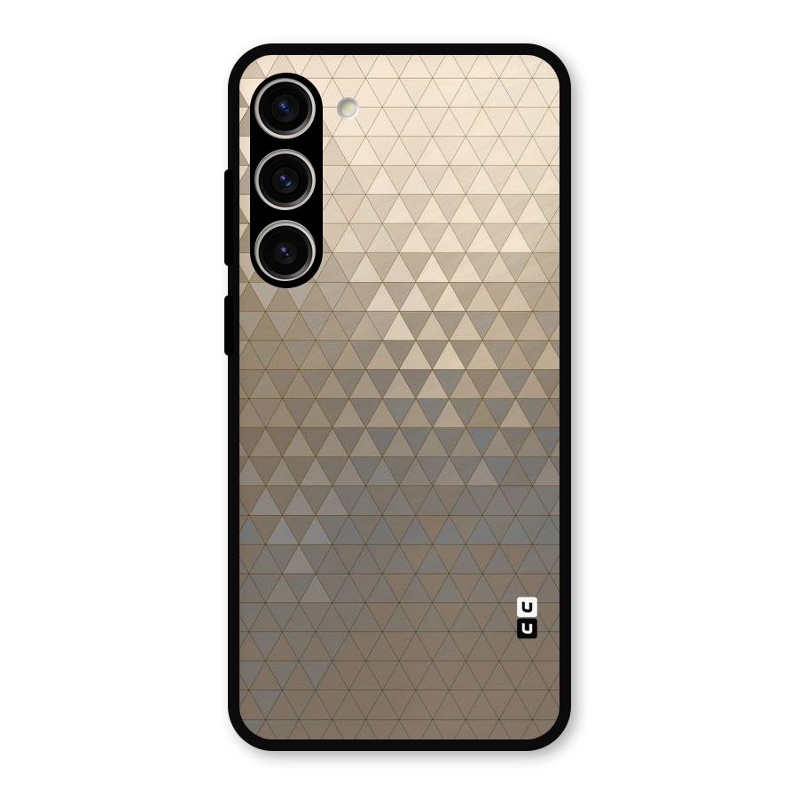 Beautiful Golden Pattern Metal Back Case for Galaxy S23 Plus