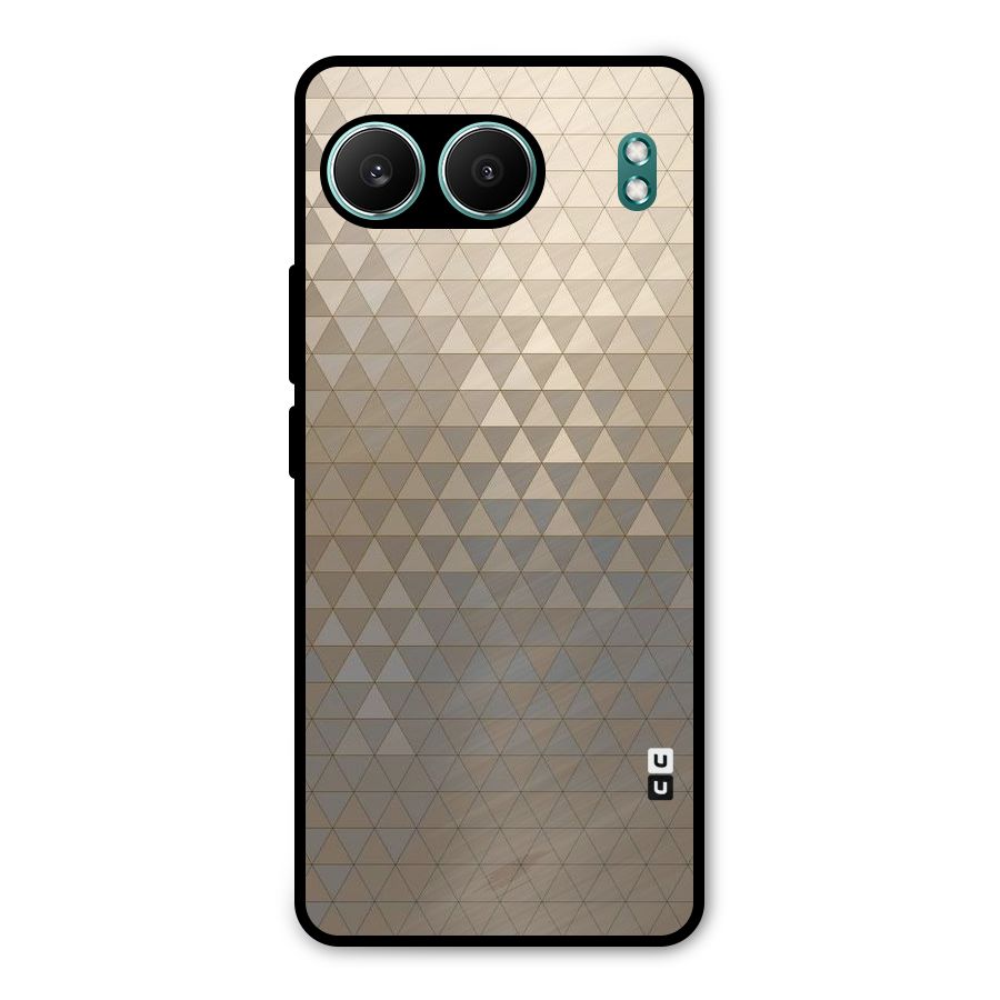 Beautiful Golden Pattern Metal Back Case for OnePlus Nord 4