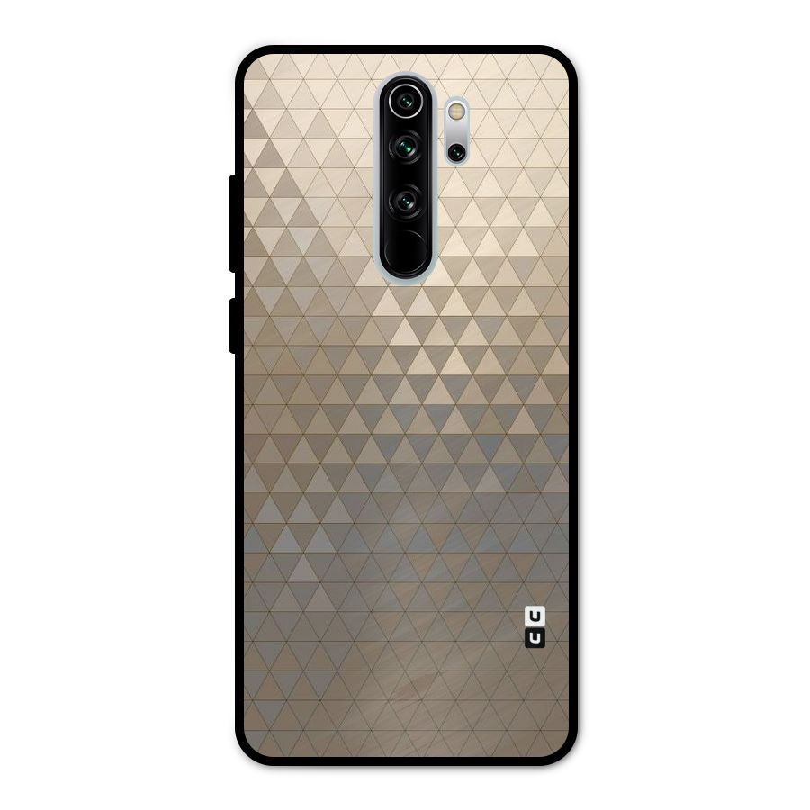 Beautiful Golden Pattern Metal Back Case for Redmi Note 8 Pro