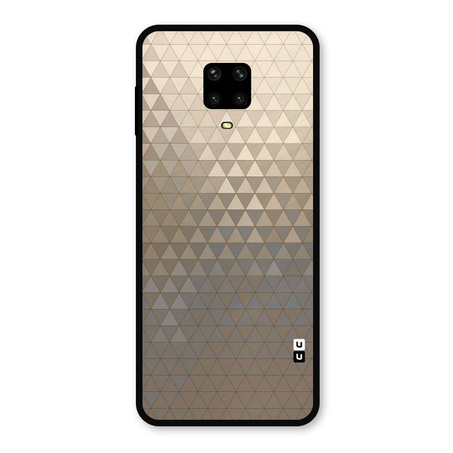 Beautiful Golden Pattern Metal Back Case for Redmi Note 9 Pro
