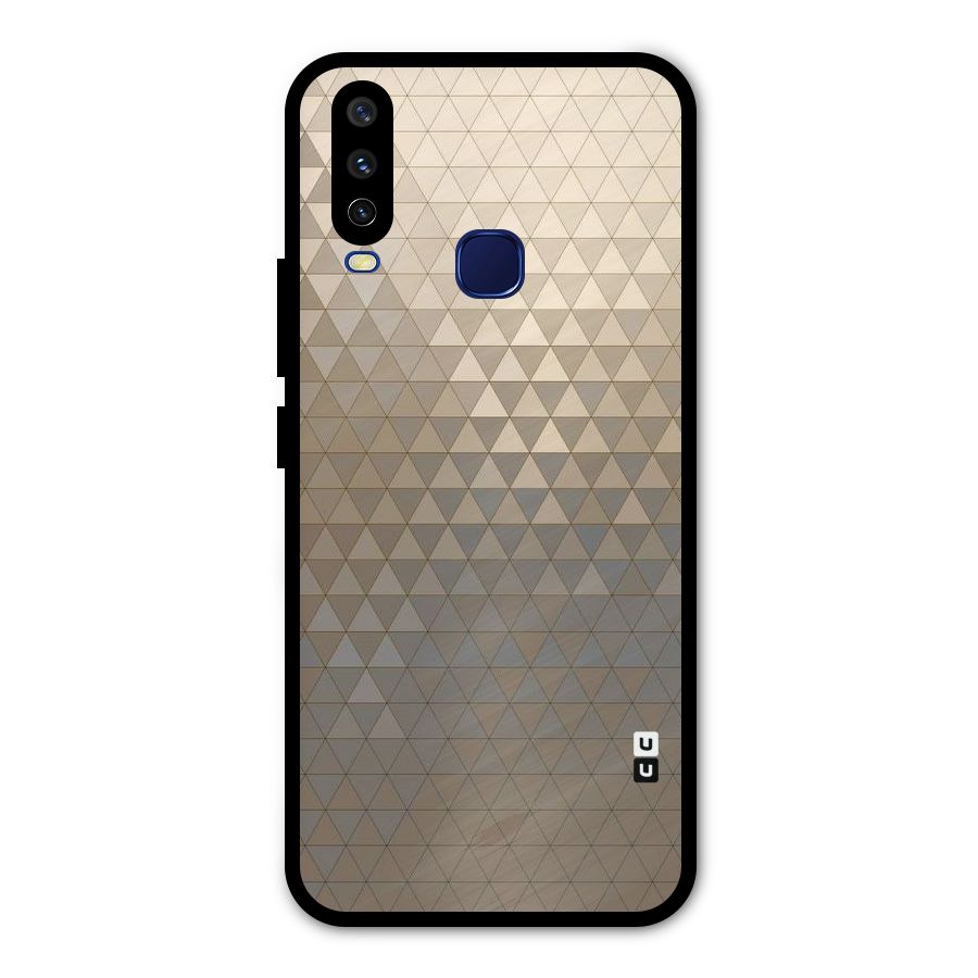 Beautiful Golden Pattern Metal Back Case for Vivo V17
