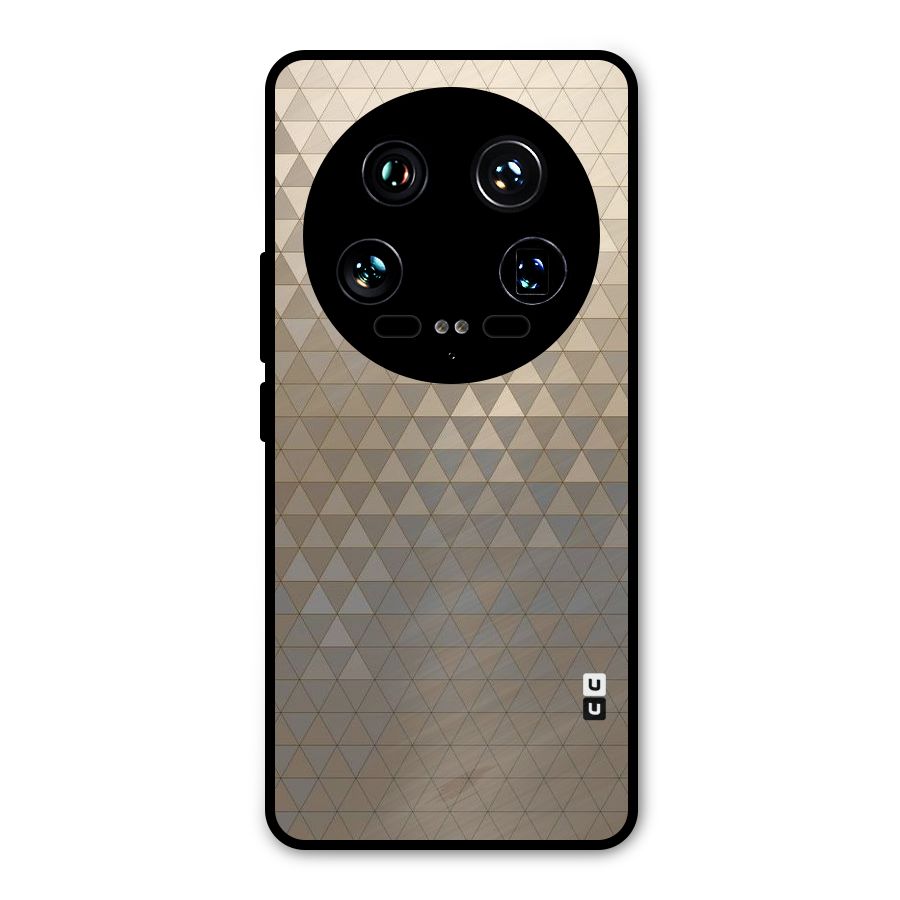Beautiful Golden Pattern Metal Back Case for Xiaomi 14 Ultra