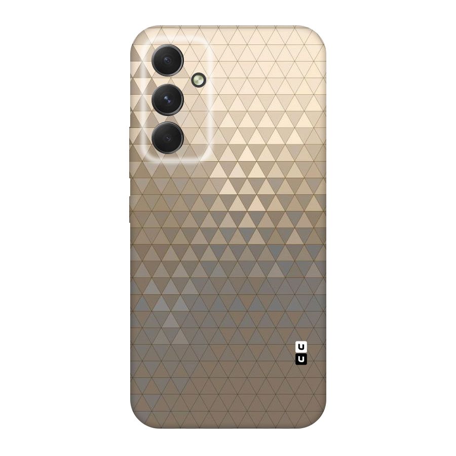Beautiful Golden Pattern Original Polycarbonate Back Case for Galaxy A54