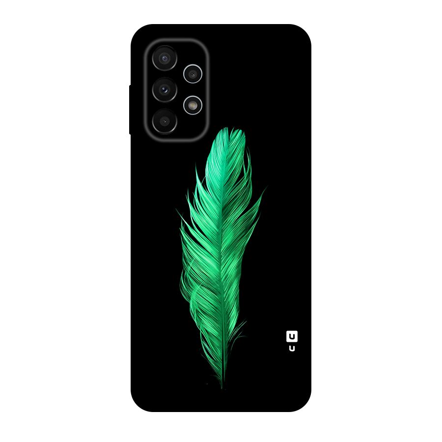 Beautiful Green Feather Original Polycarbonate Back Case for Galaxy A23