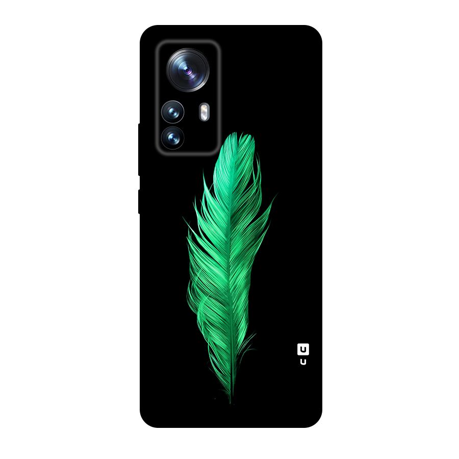 Beautiful Green Feather Original Polycarbonate Back Case for Xiaomi 12 Pro