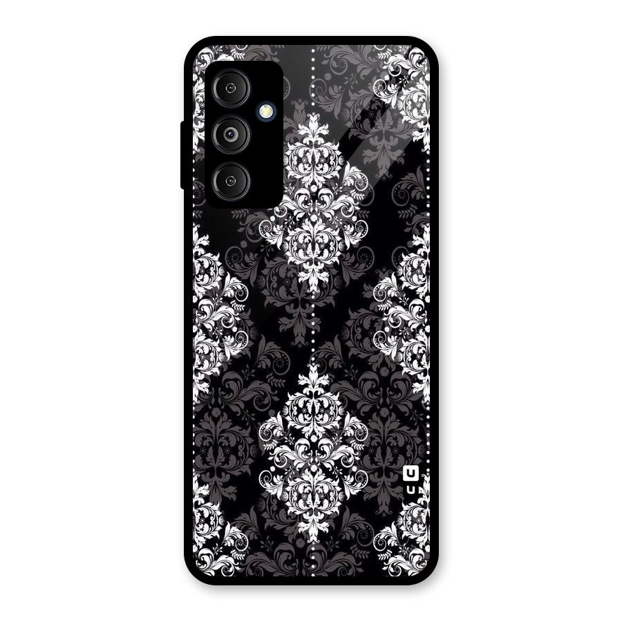 Beautiful Grey Pattern Glass Back Case for Galaxy M14 5G