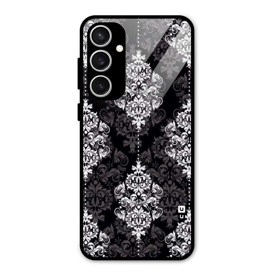 Beautiful Grey Pattern Glass Back Case for Galaxy S23 FE