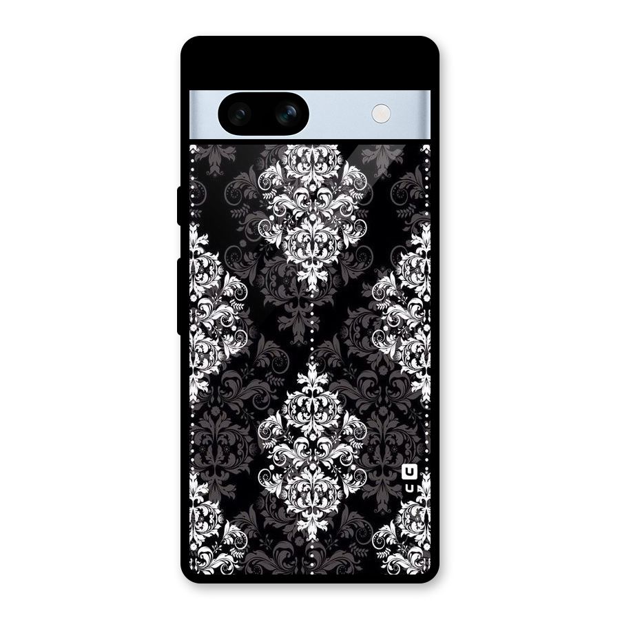 Beautiful Grey Pattern Glass Back Case for Google Pixel 7a