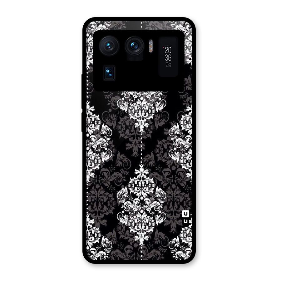 Beautiful Grey Pattern Glass Back Case for Mi 11 Ultra