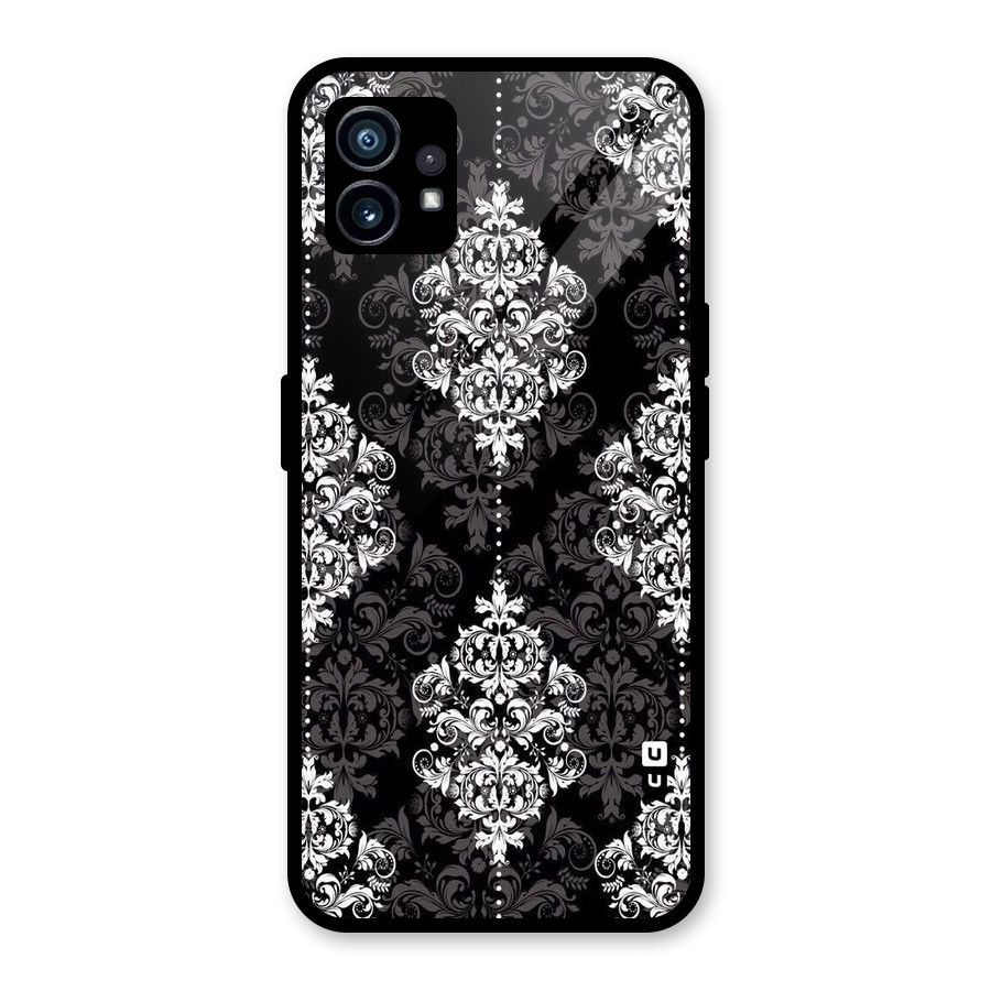Beautiful Grey Pattern Glass Back Case for Nothing Phone 1