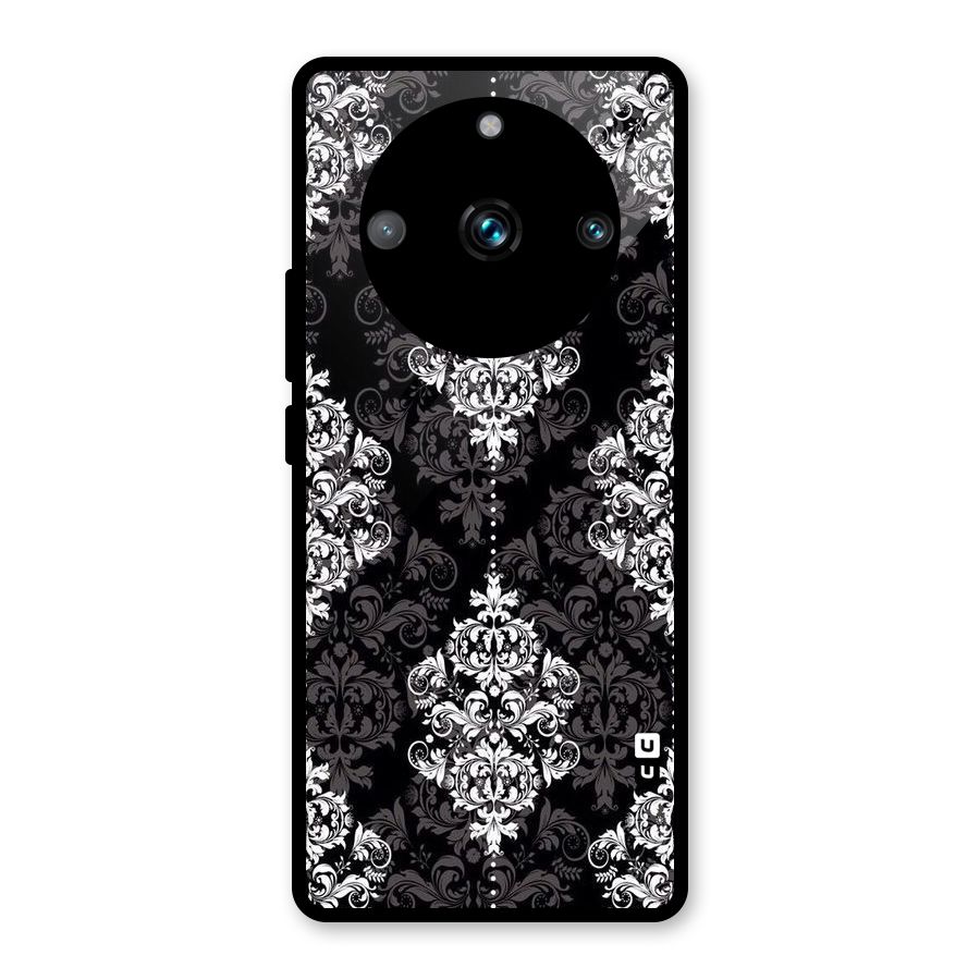 Beautiful Grey Pattern Glass Back Case for Realme 11 Pro Plus
