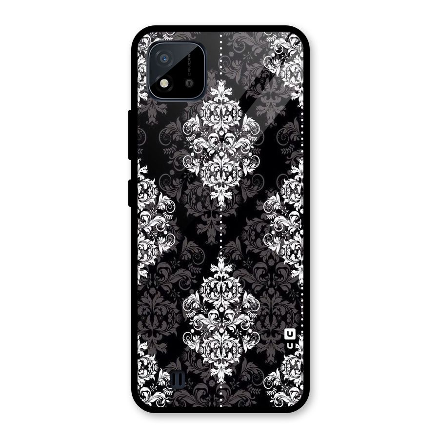 Beautiful Grey Pattern Glass Back Case for Realme C11 2021