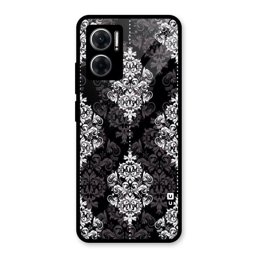 Beautiful Grey Pattern Glass Back Case for Redmi 11 Prime 5G