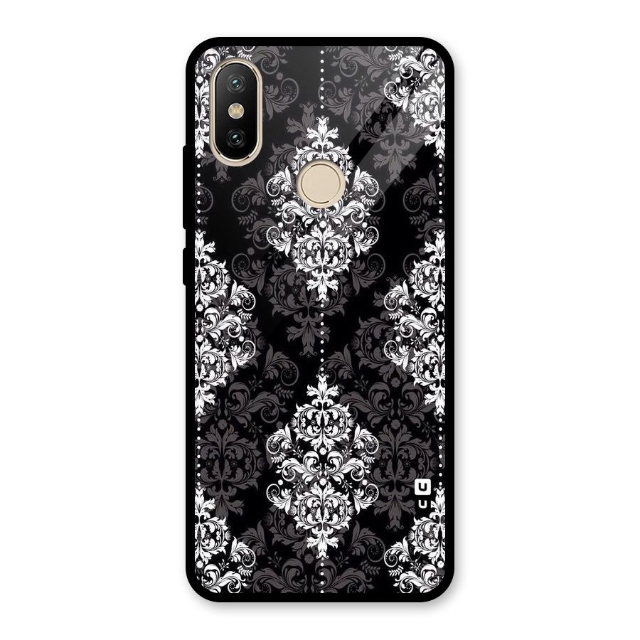 Beautiful Grey Pattern Glass Back Case for Redmi A2