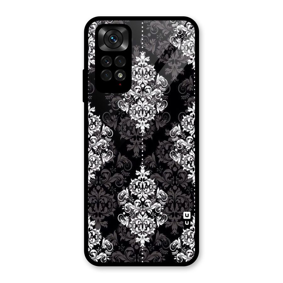 Beautiful Grey Pattern Glass Back Case for Redmi Note 11S