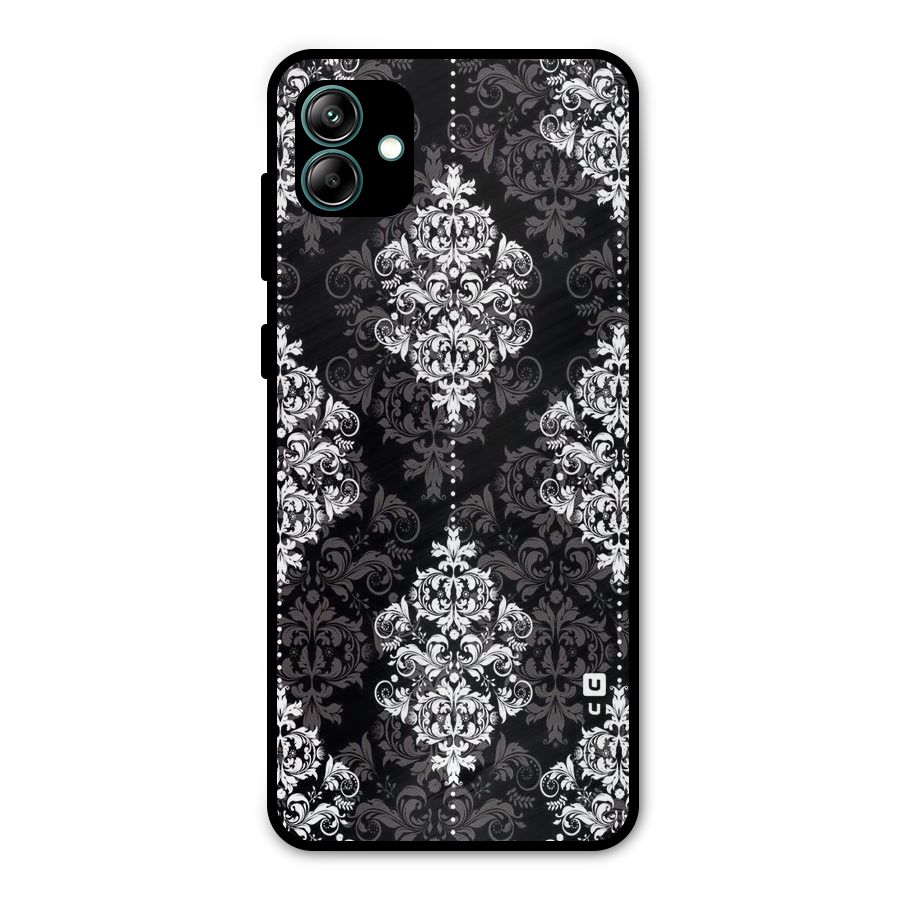 Beautiful Grey Pattern Metal Back Case for Galaxy A04