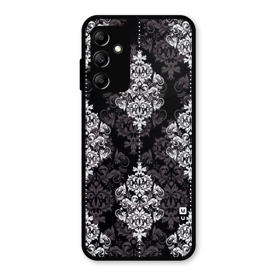 Beautiful Grey Pattern Metal Back Case for Galaxy A14 5G