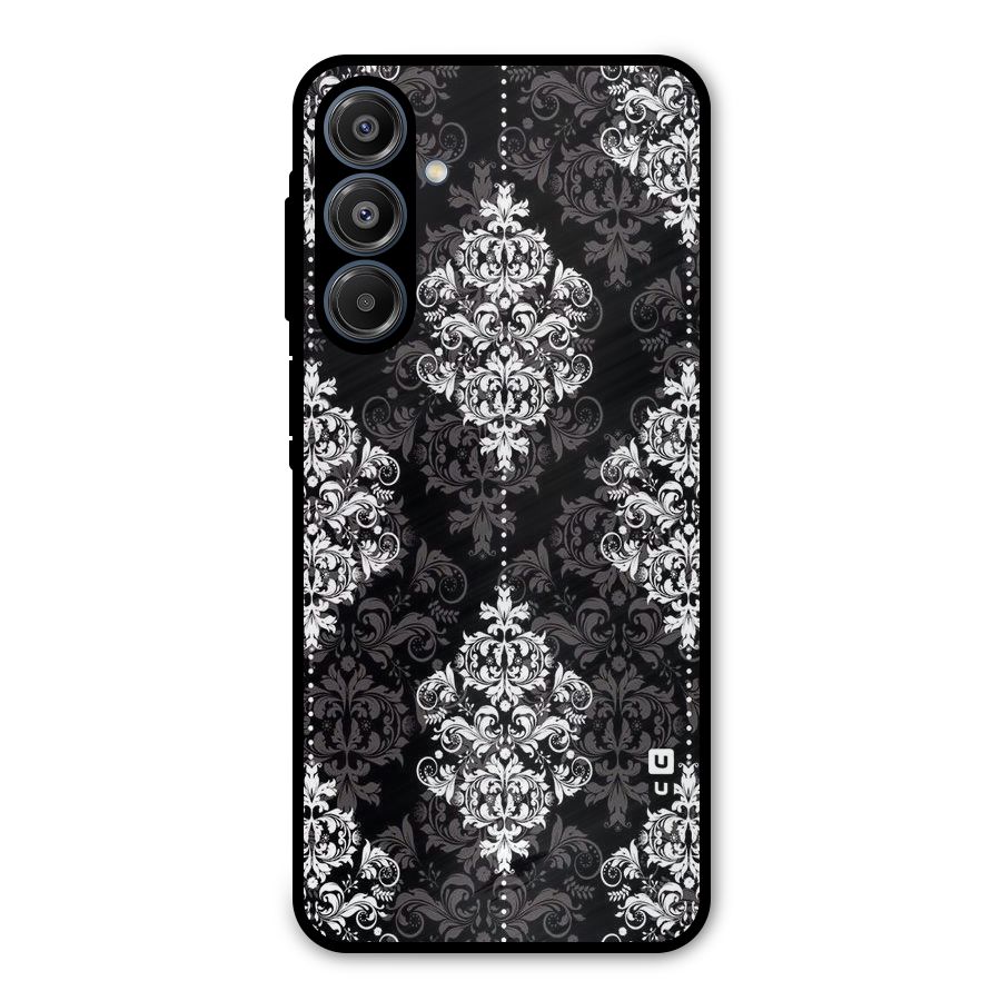 Beautiful Grey Pattern Metal Back Case for Galaxy A16 5G