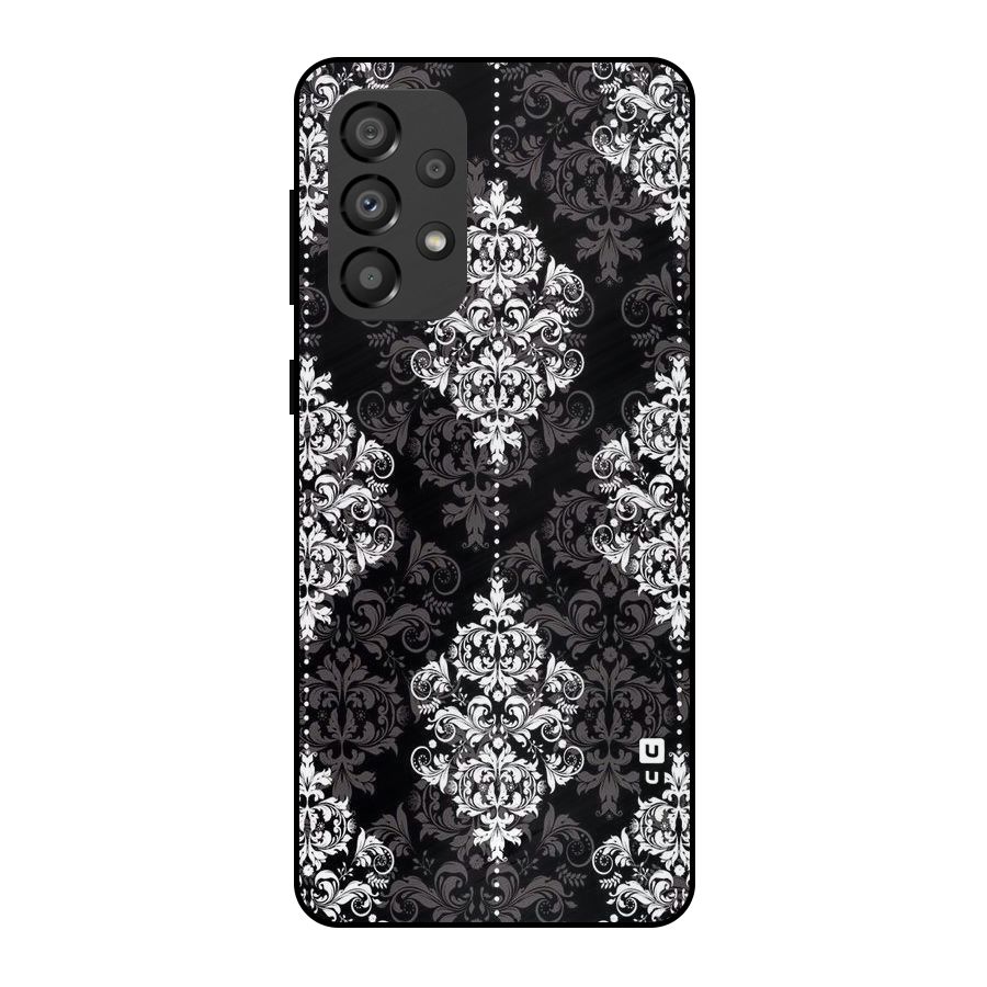 Beautiful Grey Pattern Metal Back Case for Galaxy A33 5G