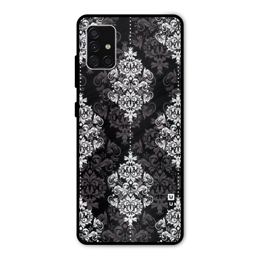 Beautiful Grey Pattern Metal Back Case for Galaxy A51
