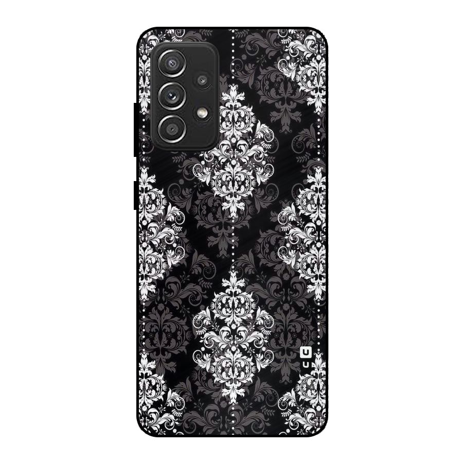 Beautiful Grey Pattern Metal Back Case for Galaxy A52
