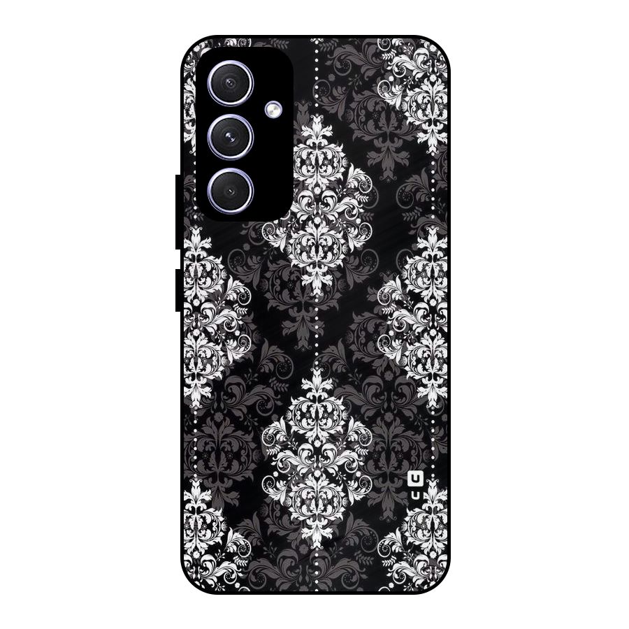 Beautiful Grey Pattern Metal Back Case for Galaxy A54